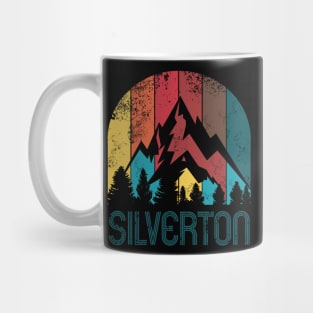 Retro City of Silverton T Shirt for Men Women and Kids Mug